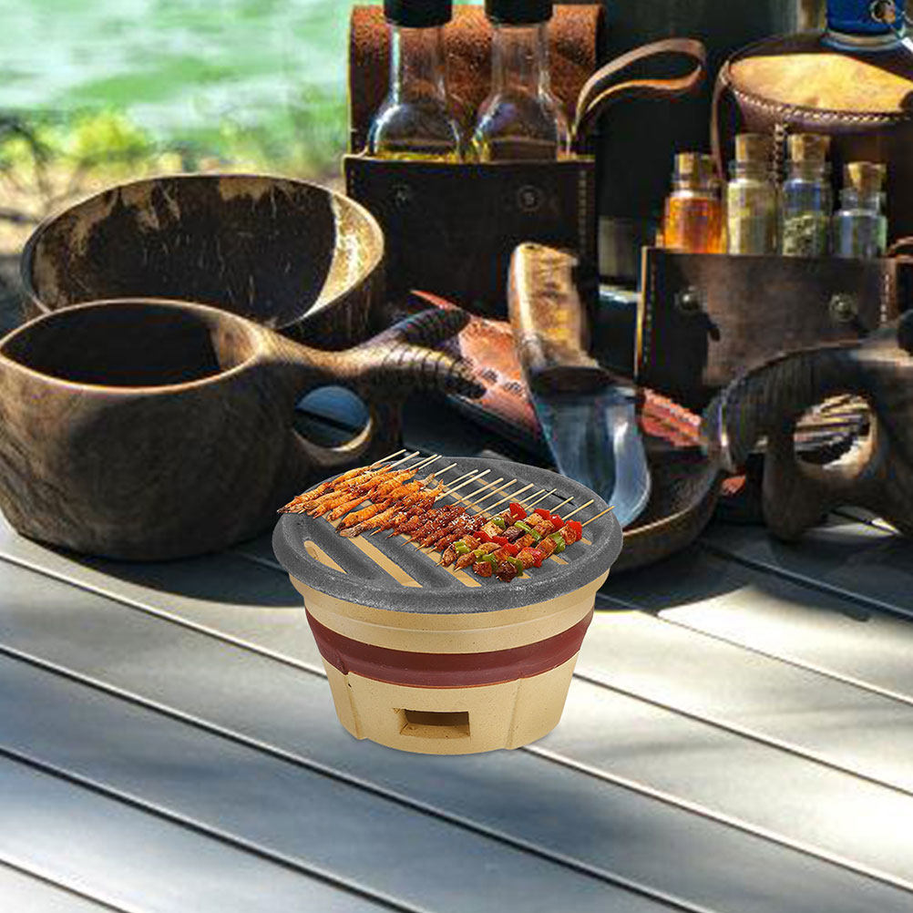 Iron Bbq Grill Grate Fire Pit  - Camping Cooking Fire Pit のレビューと価格