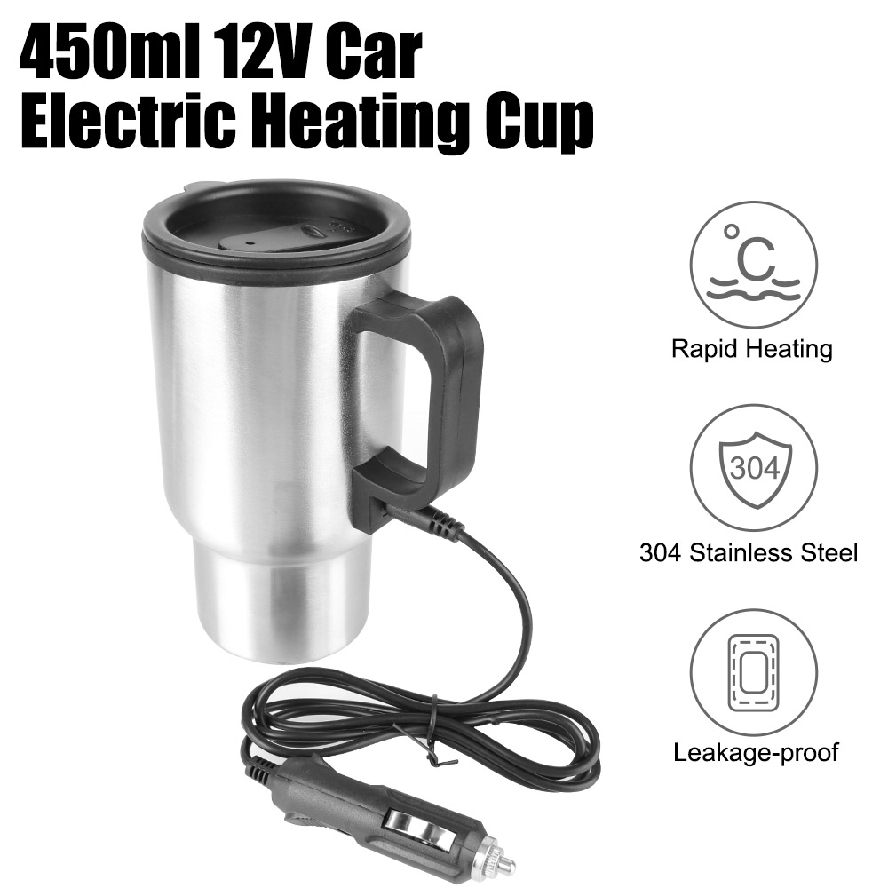 12V 450ml Electric Heating Car - Camping Cooking Can のレビューと価格