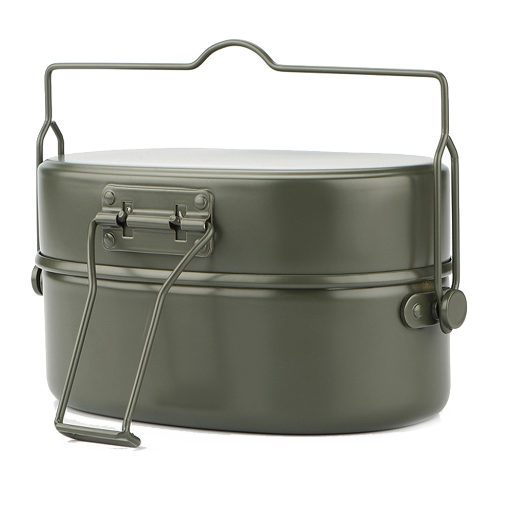 Hiking Cookware Aluminium Lunc - Camping Double Cooking Stove のレビューと価格