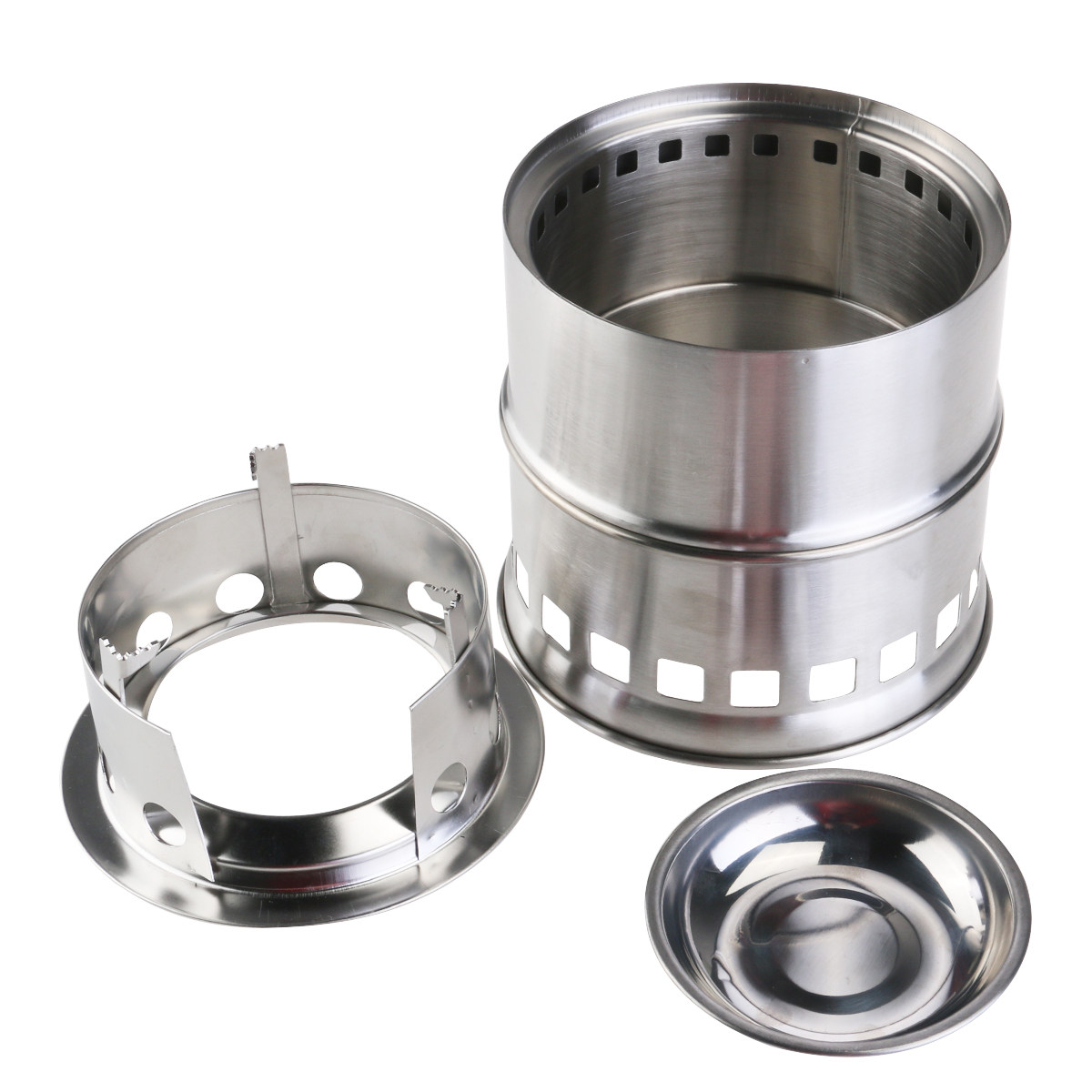 Lightweight Stainless Steel Si - Camping Double Cooking Stove のレビューと価格