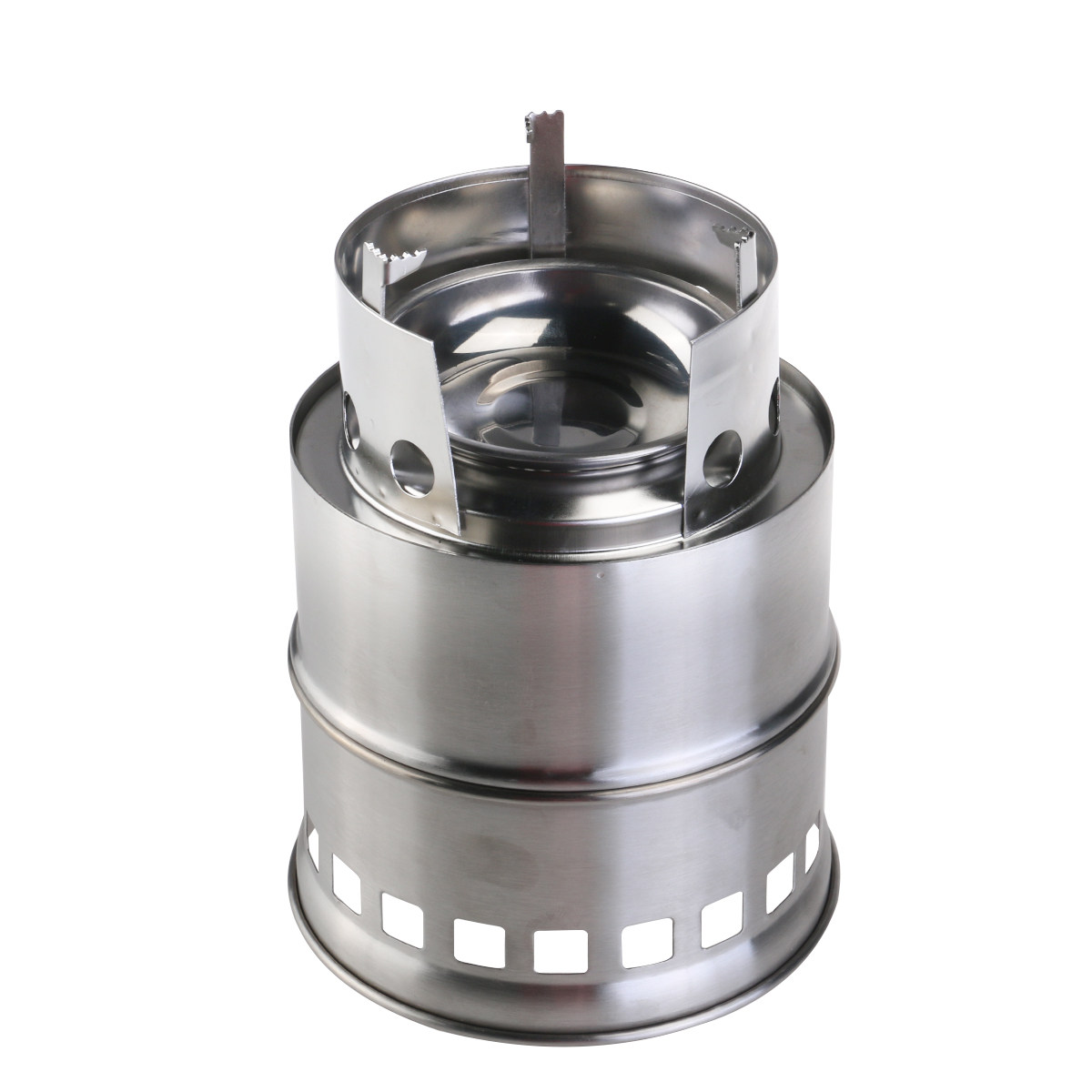 Lightweight Stainless Steel Si - Camping Double Cooking Stove のレビューと価格