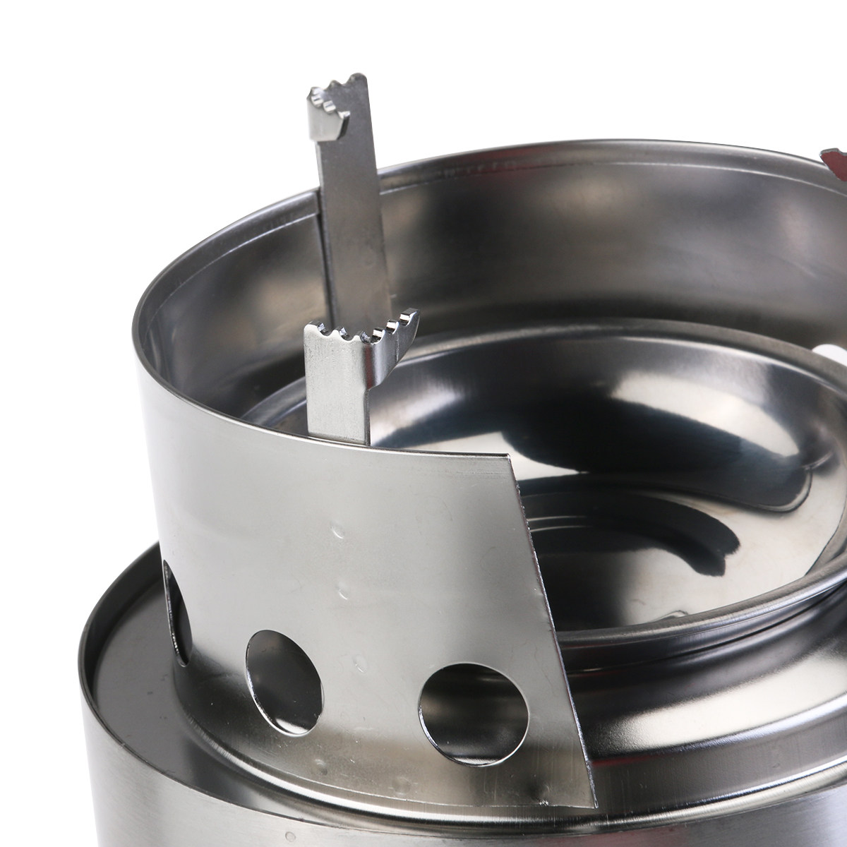 Lightweight Stainless Steel Si - Camping Double Cooking Stove のレビューと価格