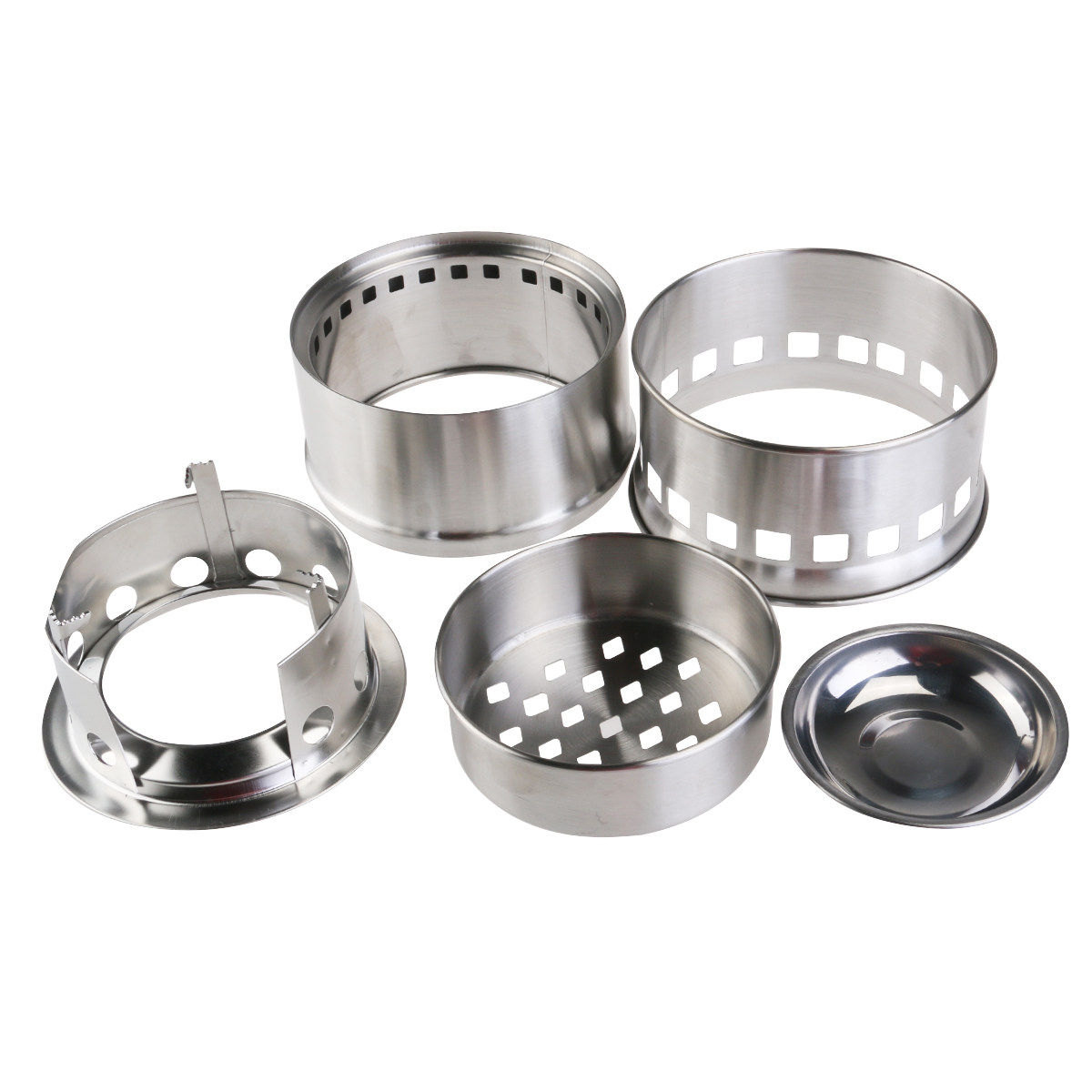 Lightweight Stainless Steel Si - Camping Double Cooking Stove のレビューと価格