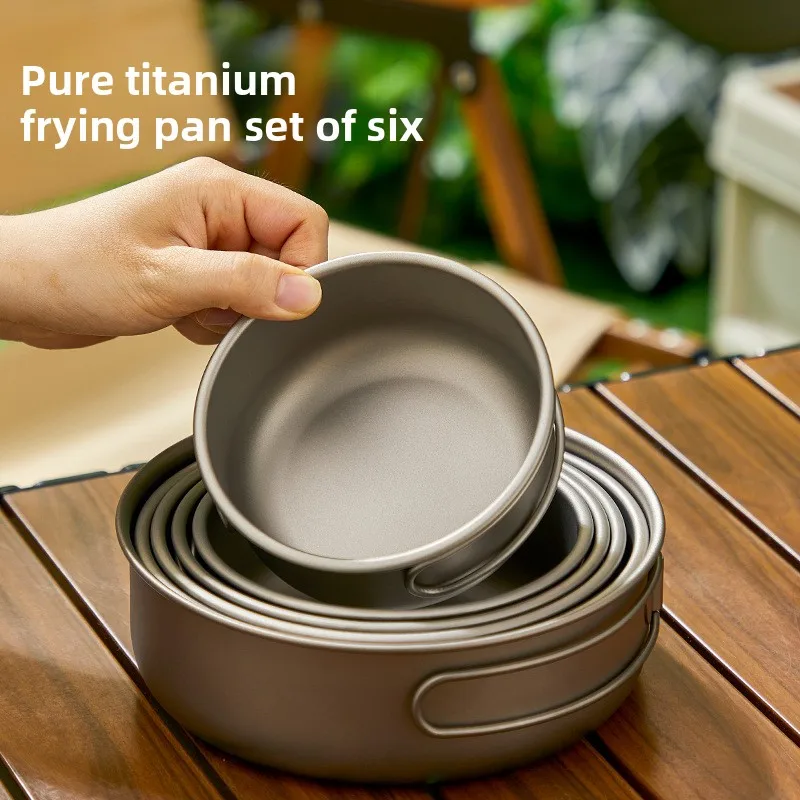 Titanium Outdoor Pot Set Picni - Camping Cooking Set With Bag のレビューと価格