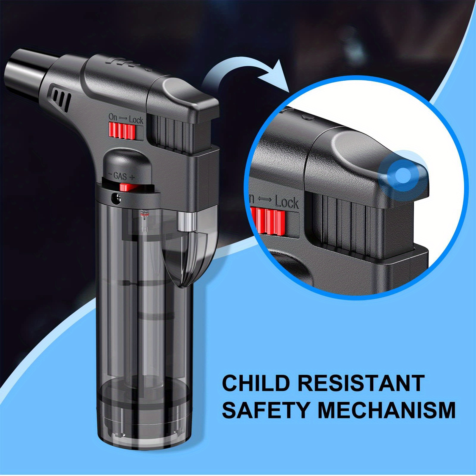 6PCS Spray Gun Jet Butane Gas  - Camping Cooking Torch のレビューと価格