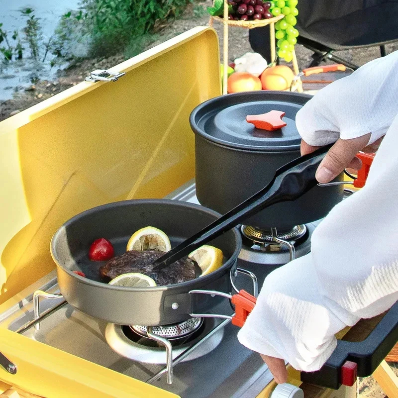 Camping Cookware Set Outdoor P - Camping Cooking Cylinder のレビューと価格