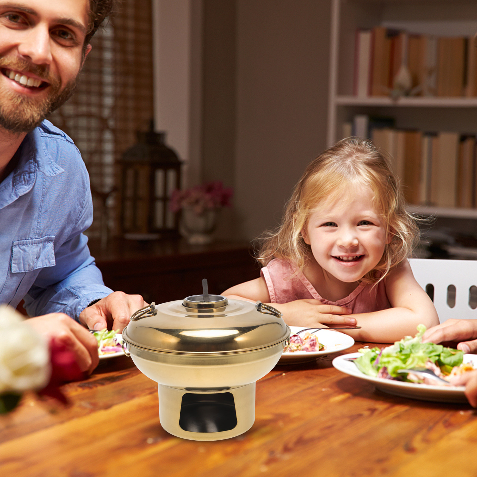 Portable Hot Pot Stainless Ste - Camping Double Cooking Stove のレビューと価格
