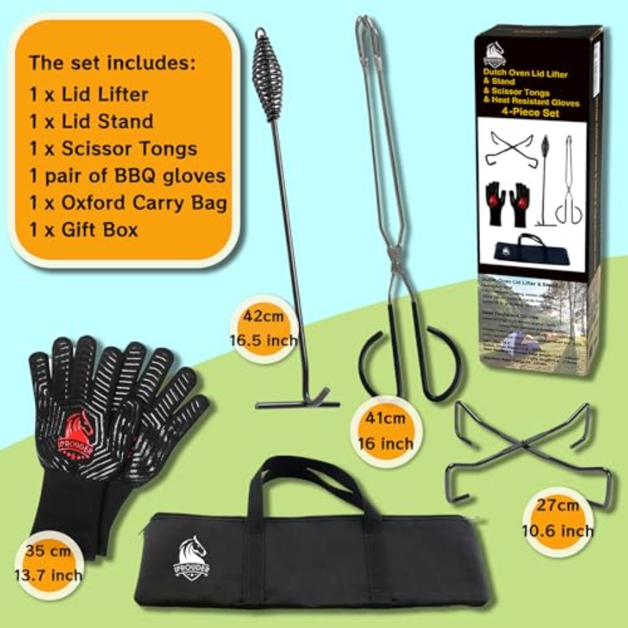 5-in-1 Dutch Oven Camping Acco - Camping Cooking Ovens のレビューと価格