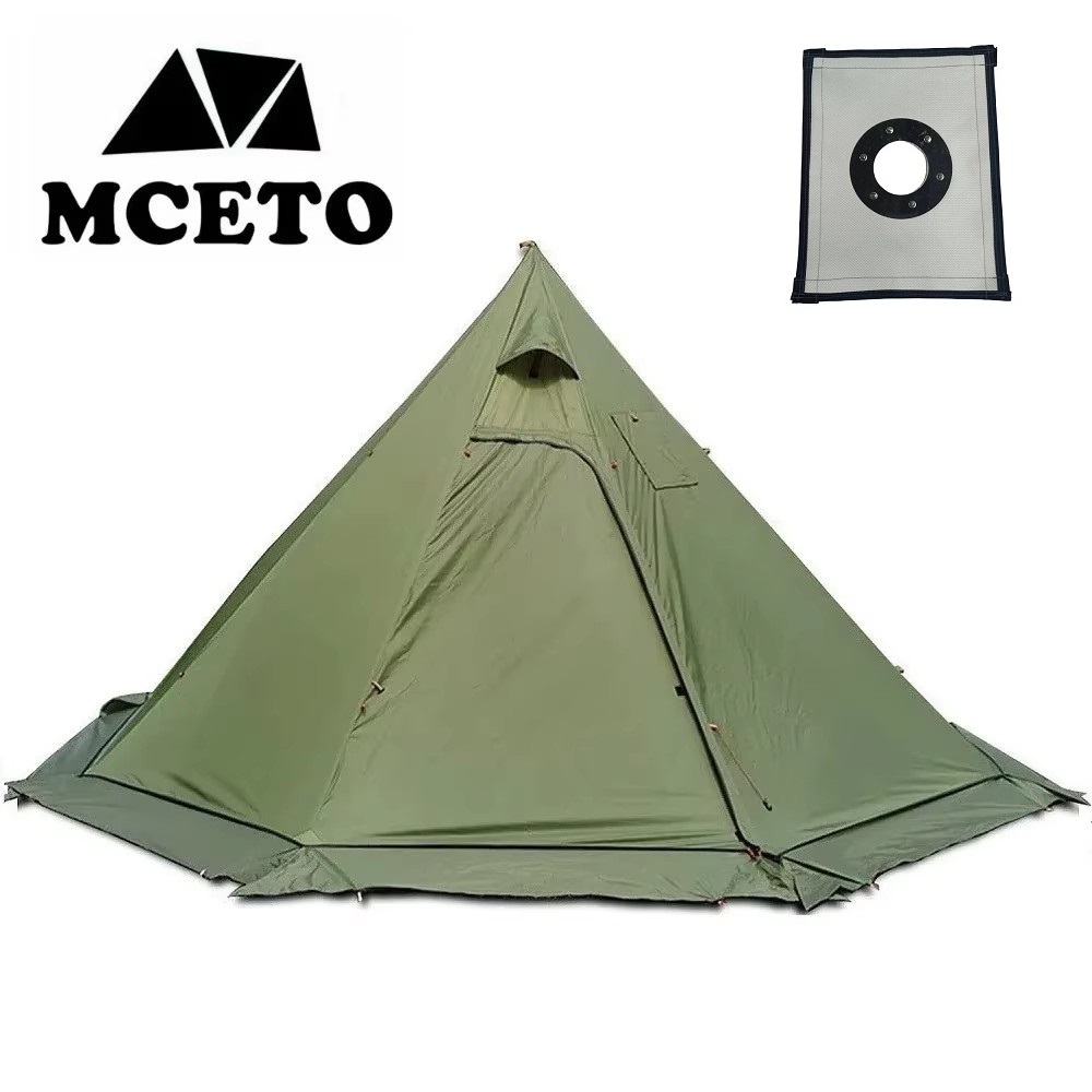 New Pyramid Tent With Snow Ski - Camping Cooking Snow のレビューと価格