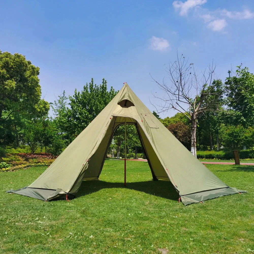 New Pyramid Tent With Snow Ski - Camping Cooking Snow のレビューと価格