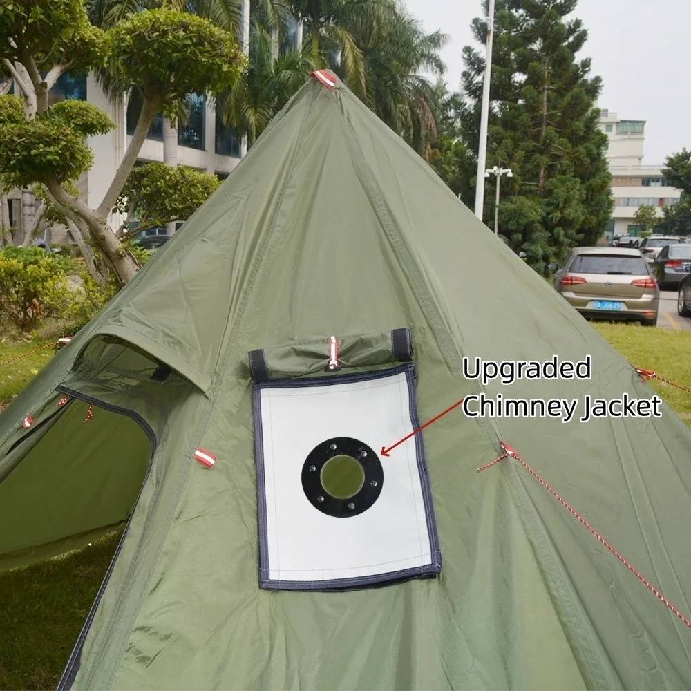 New Pyramid Tent With Snow Ski - Camping Cooking Snow のレビューと価格