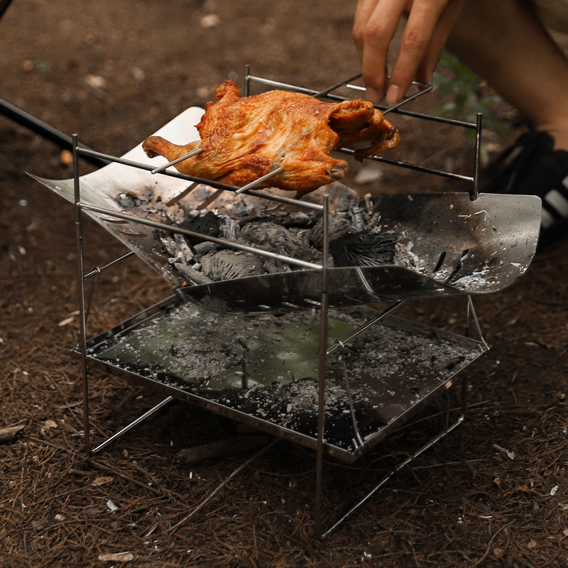 Wood Burning Camping Stove Por - Camping Cooking Fire Pit のレビューと価格