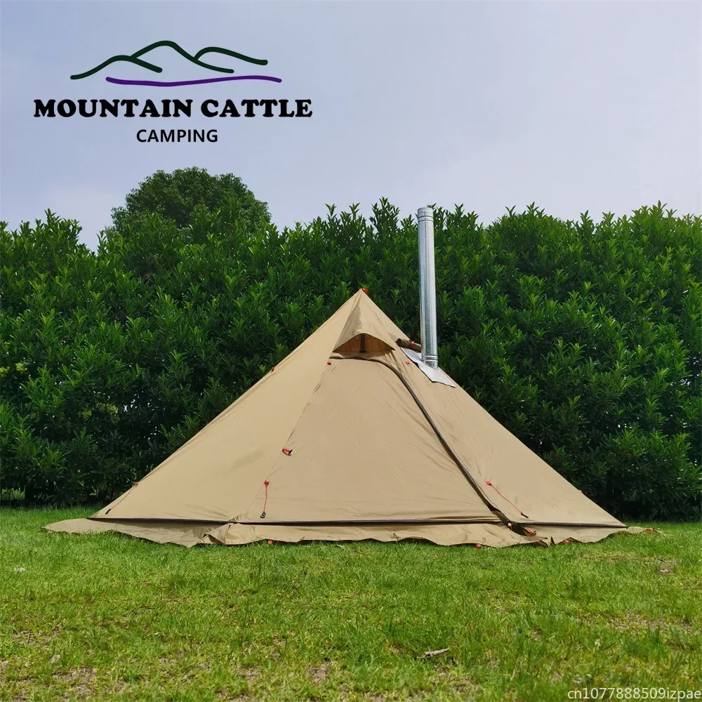 hot Pyramid Tent With Snow Ski - Camping Cooking Snow のレビューと価格
